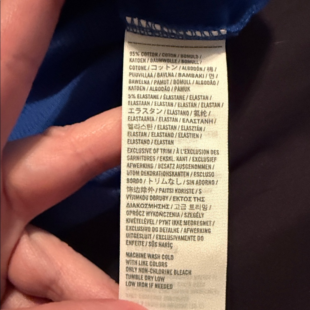 π€HOLLISTER RARE Y2K ROYAL BLUE LACE RIBBON TANK TOP SIZE Mπ€ - Picture 8 of 10